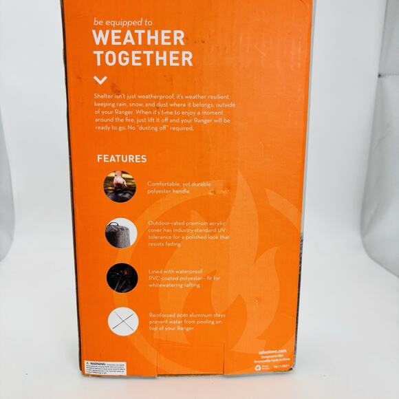 Solo Stove Ranger Shelter Cover in Ash Grey New In Open Box. - Picture 2 of 11